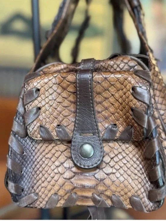 Chloe Python Handbag - Picture 5 of 10